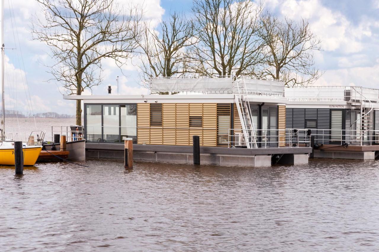 Welcome In - Houseboat 'Elysium' Met Eigen Aanlegsteiger Sneek - Offingawier מראה חיצוני תמונה