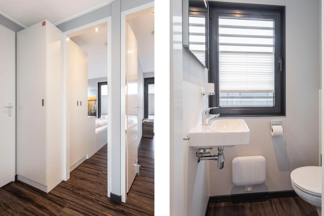 Welcome In - Houseboat 'Elysium' Met Eigen Aanlegsteiger Sneek - Offingawier מראה חיצוני תמונה